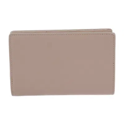 Pre-owned Gucci Pink Leather Wallet (bi-fold) ()
