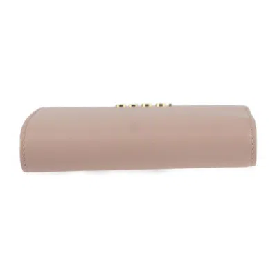 Pre-owned Gucci Pink Leather Wallet (bi-fold) ()