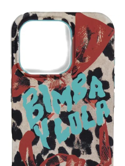 Bimba Y Lola Leopard-print Iphone 16 Pro Case In Brown
