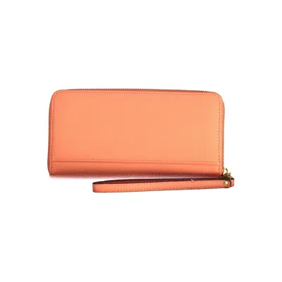 Guess Jeans Orange Polyethylene Wallet In Orange