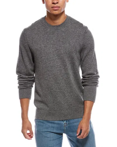 Vince Men's Macro Waffle Knit Crewneck Sweater In Gray