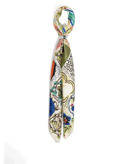 Bimba Y Lola Patchwork-design Keyring In Yellow