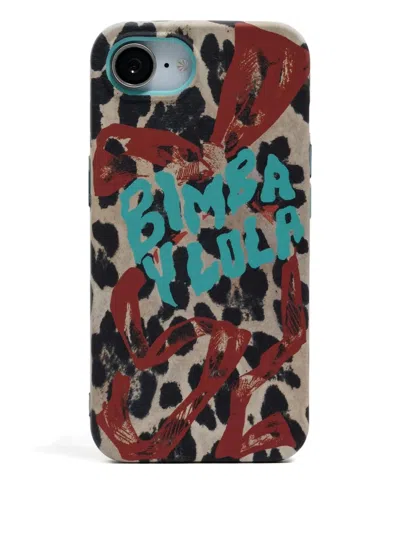 Bimba Y Lola Leopard-print Iphone E Case In Brown