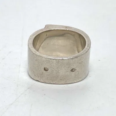 Pre-owned Hermes Blue Band Ring ()