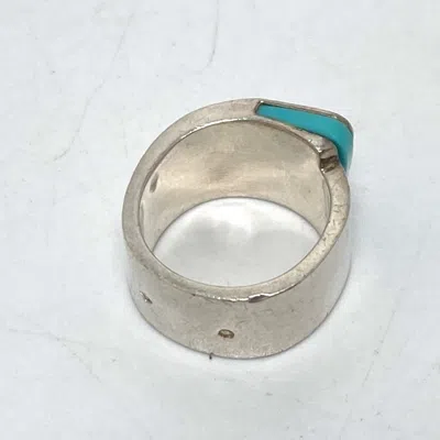 Pre-owned Hermes Blue Band Ring ()