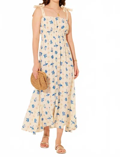 Bila77 Cadiz Maxi Dress In Beige In Neutral