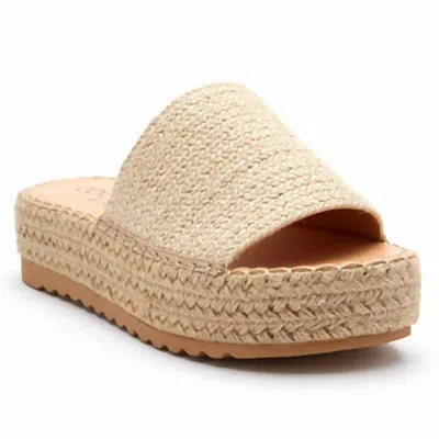 Beach By Matisse Peony Platform Wedge Sandal In White