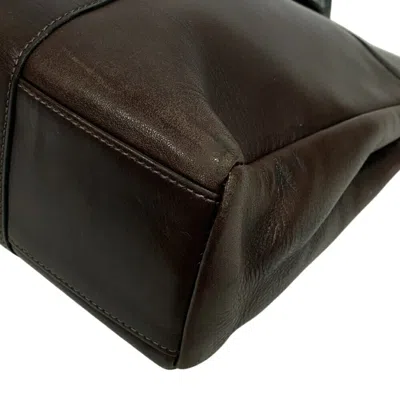 Pre-owned Hermes Brown Leather Tote Bag ()