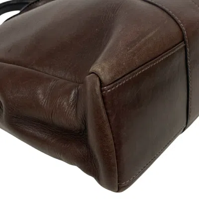 Pre-owned Hermes Brown Leather Tote Bag ()