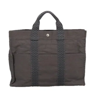 Pre-owned Hermes Hermès Herline Brown Canvas Tote Bag ()