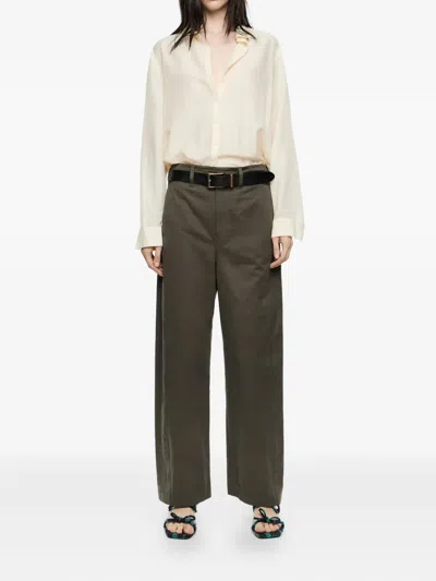 Bimba Y Lola Pocket Trousers In Green