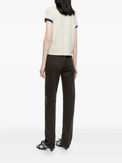 Bimba Y Lola Cotton Straight-leg Jeans In Green