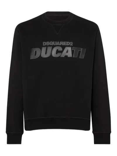 Dsquared2 X Ducati Capsule Sweatshirt In Black