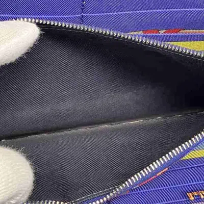Pre-owned Hermes Silk'in Red Color Leather Wallet (bi-fold) ()