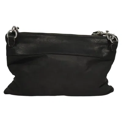 Pre-owned Jimmy Choo Black Synthetic Shoulder Bag ()