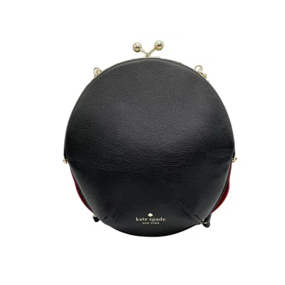 Pre-owned Kate Spade Black Red Color Leather Shoulder Bag ()