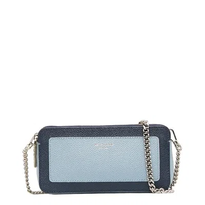 Pre-owned Kate Spade Blue Navy Leather Shoulder Bag ()
