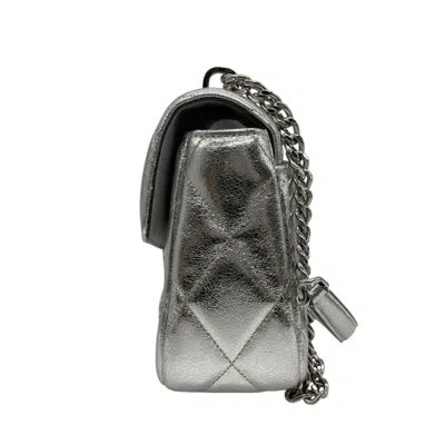 Pre-owned Kate Spade Metallic Silver Leather Shoulder Bag ()