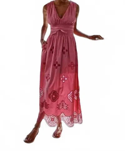 Misa Myrtle Dress In Fuschia In Multi