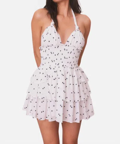 Loveshackfancy Deanna Halter Dress In Ivory Starlight In White