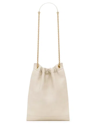 Saint Laurent Jamie 4.3 Pochon Bag Cream In White