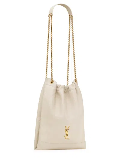 Saint Laurent Jamie 4.3 Pochon Bag Cream In White