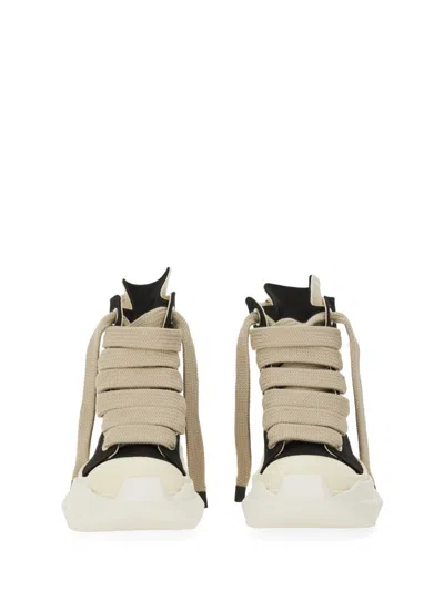 Rick Owens X Drkshdw "jumbolace Abstract" Sneaker In Black