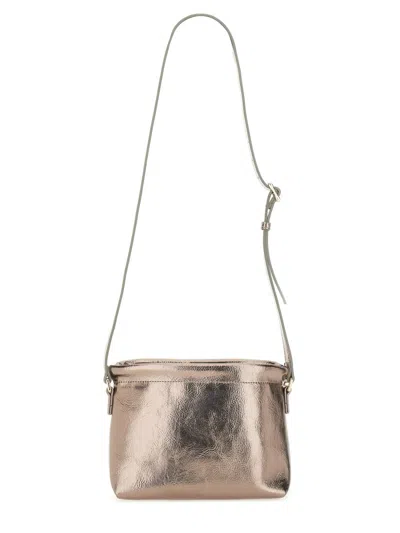 Apc Ninon Mini Shoulder Bag In Silver