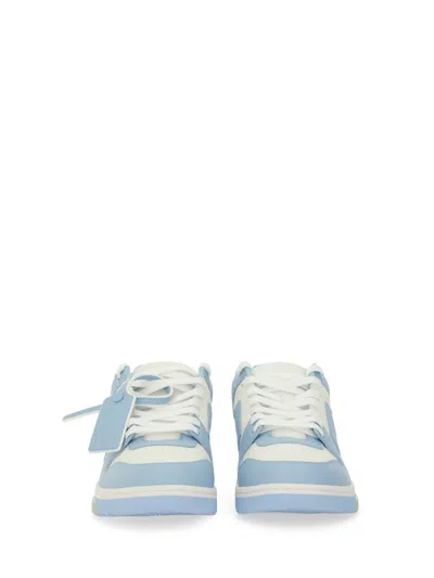 Off-white Out Of Office Leather Sneakers In Blue