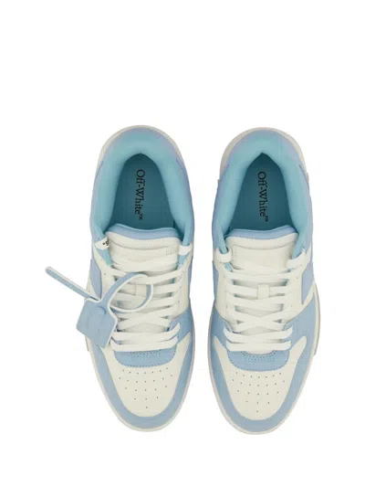 Off-white Out Of Office Leather Sneakers In Blue