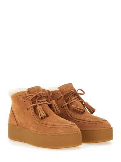 Hogan "polacchino" Shoe In Brown