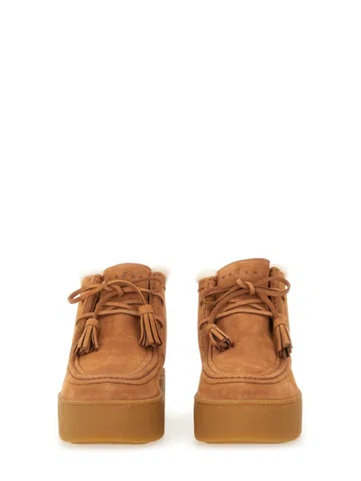 Hogan "polacchino" Shoe In Brown