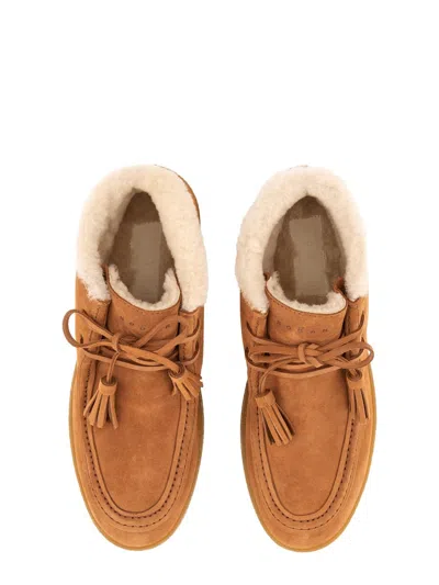 Hogan "polacchino" Shoe In Brown