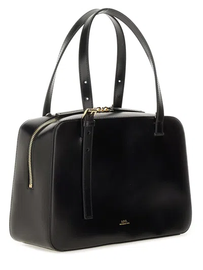 Apc A.p.c. Black Shoulder Bag With Versatile Carrying Options