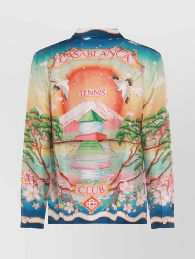 Casablanca Tennis Club Shirt In Multi