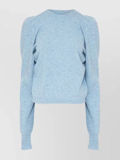 Maison Margiela Long Sleeve Knit Sweater With Crew Neck In Multi