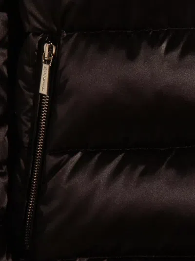 Moorer Insulated Jackets With High Collar And Pockets In Animal Print