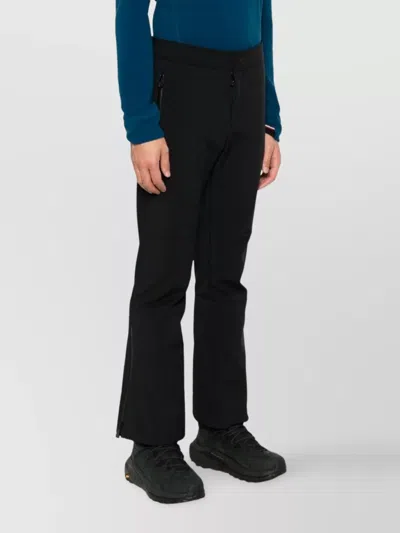 Moncler Comfortable Trousers Featuring Zippered Pockets In Black