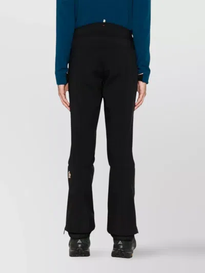 Moncler Comfortable Trousers Featuring Zippered Pockets In Black