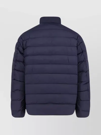 Polo Ralph Lauren Quilted Blue Recycled Polyester Puffer Jacket In Blue