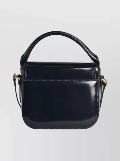 Bally Mini Bag With Top Handle And Strap In Black
