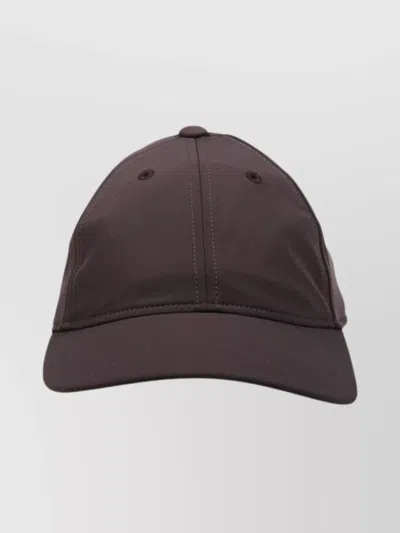 Our Legacy Curved Brim Panelled Design Cap In Gold