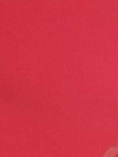 Magda Butrym Asymmetrical Midi Dress Back Slit In Red