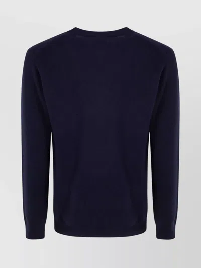 Mc2 Saint Barth Light Embry Crew Neck Pullover In Black