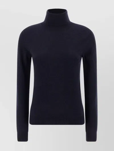 Balenciaga Standard Turtleneck Turtleneck Sweater In Blue