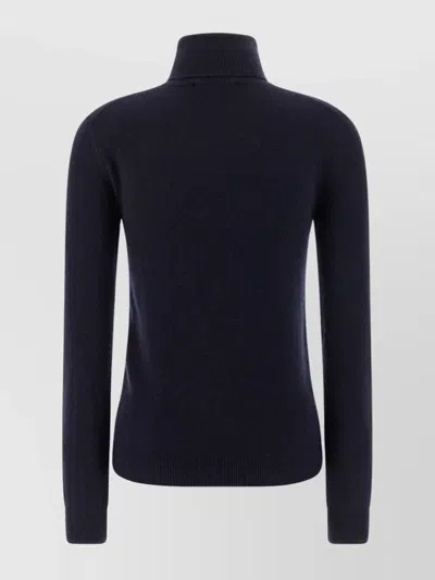 Balenciaga Standard Turtleneck Turtleneck Sweater In Blue