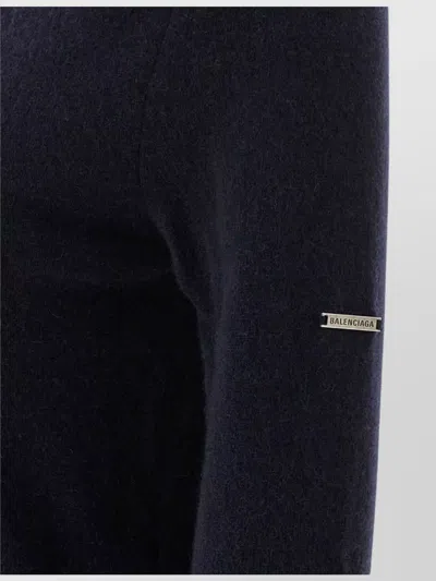 Balenciaga Standard Turtleneck Turtleneck Sweater In Blue