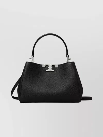 Tory Burch Medium Eleanor Leather Top Handle Bag In Black