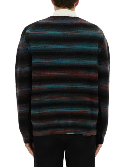 Paul Smith Button Thru Cardigan In Black