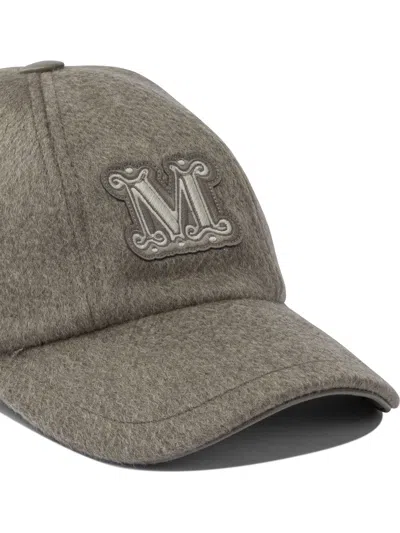 Max Mara Cashmere Wool Blend Trucker Cap